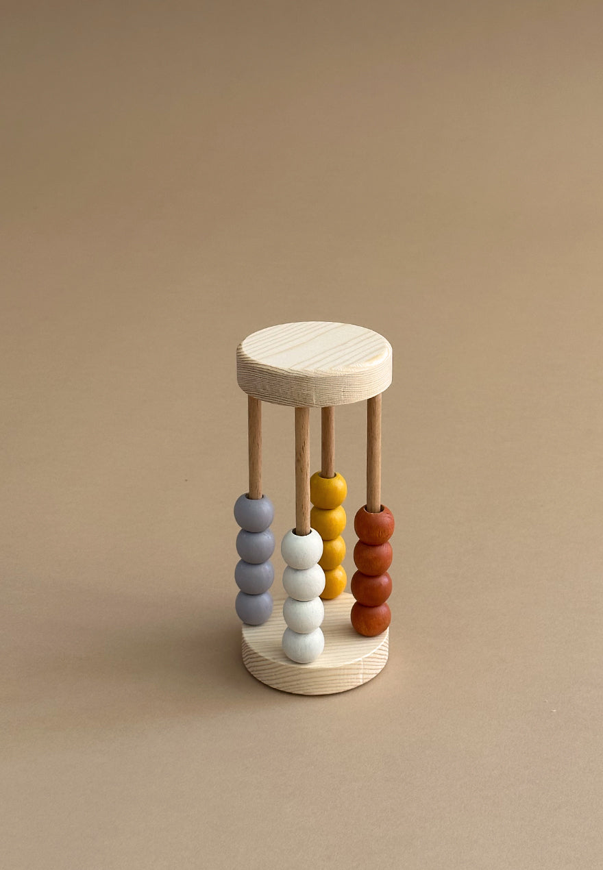 Pastel Wooden Abacus - Numërator Druri