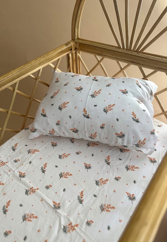 Mimosa Crib sheet + pillow case