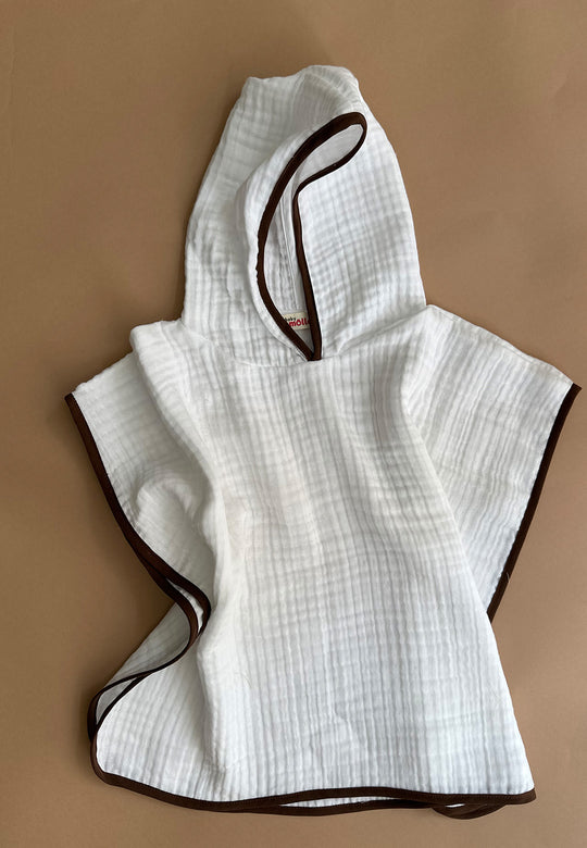 White Muslin Poncho