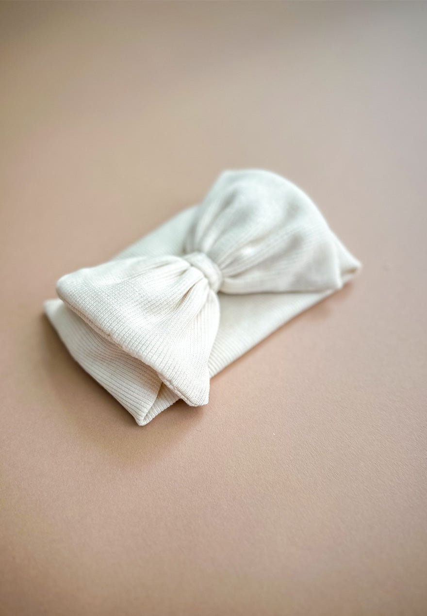 Cream Organic Cotton Headband