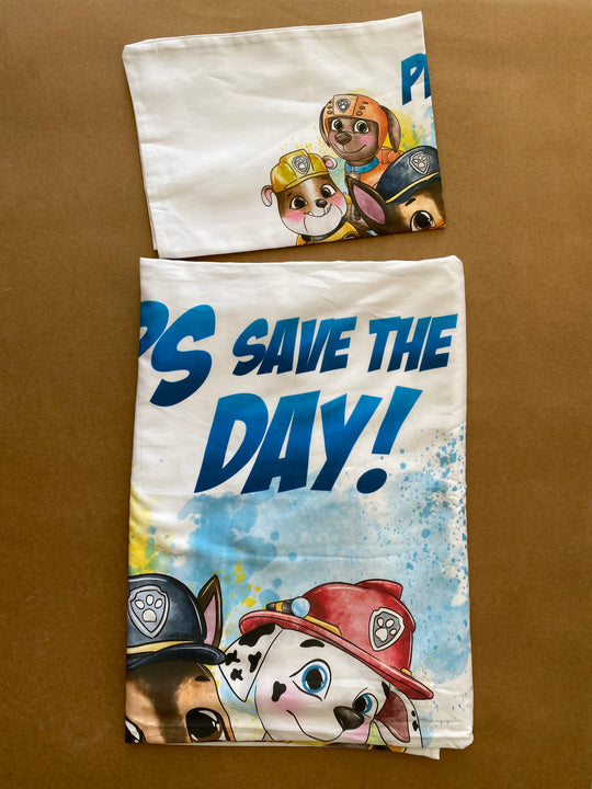 Paw Patrol Duvet Cover + Pillow Case