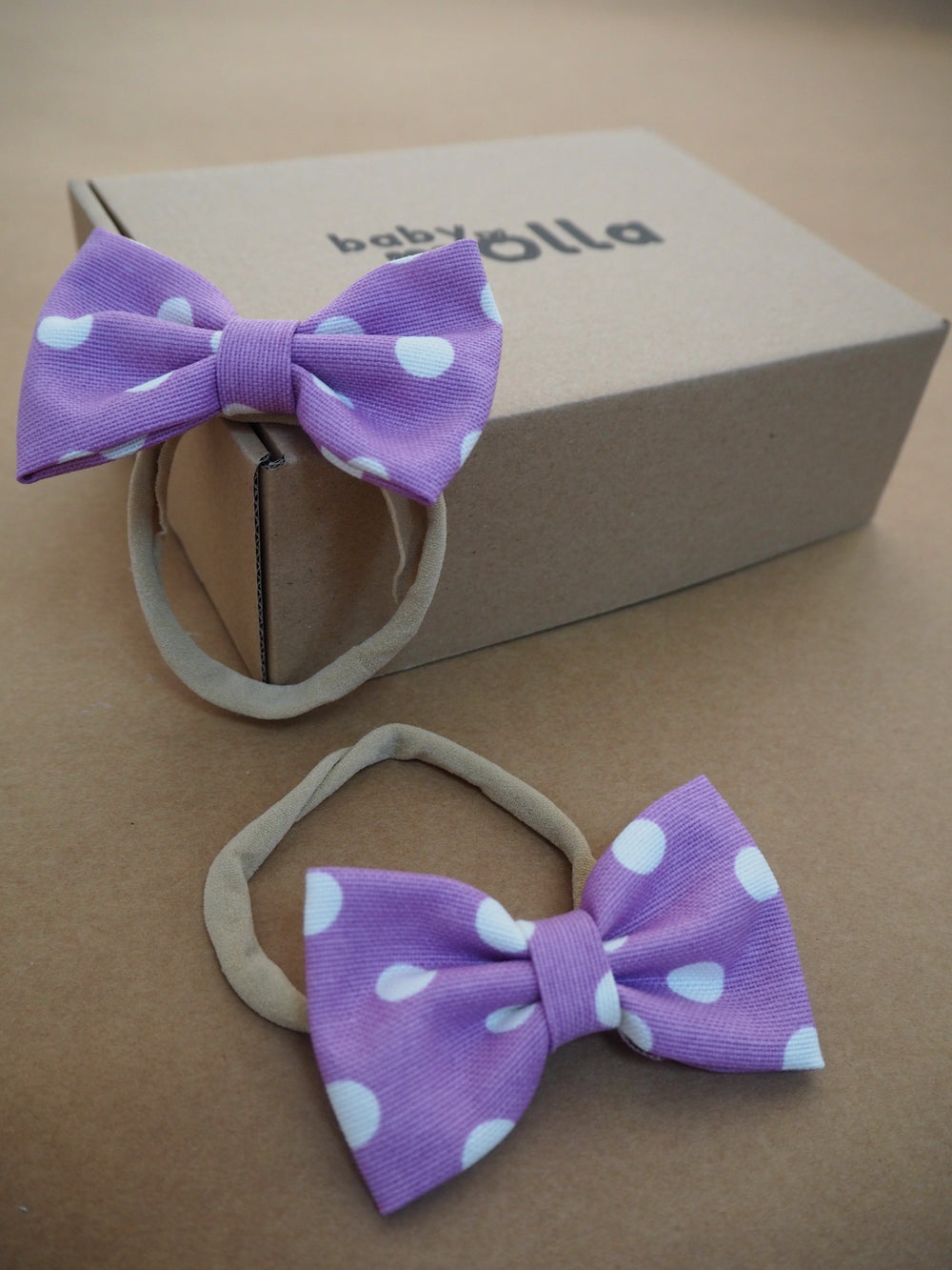 Dotted Light Purple Headband